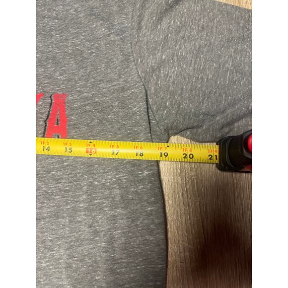 Nebraska Huskers Gray Russell Athletic Vintage Logo TShirt Medium - Picture 3 of 5